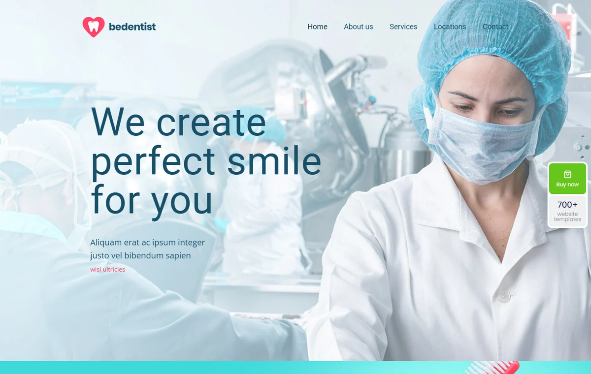 Modern Diş Kliniği web tasarım demosu