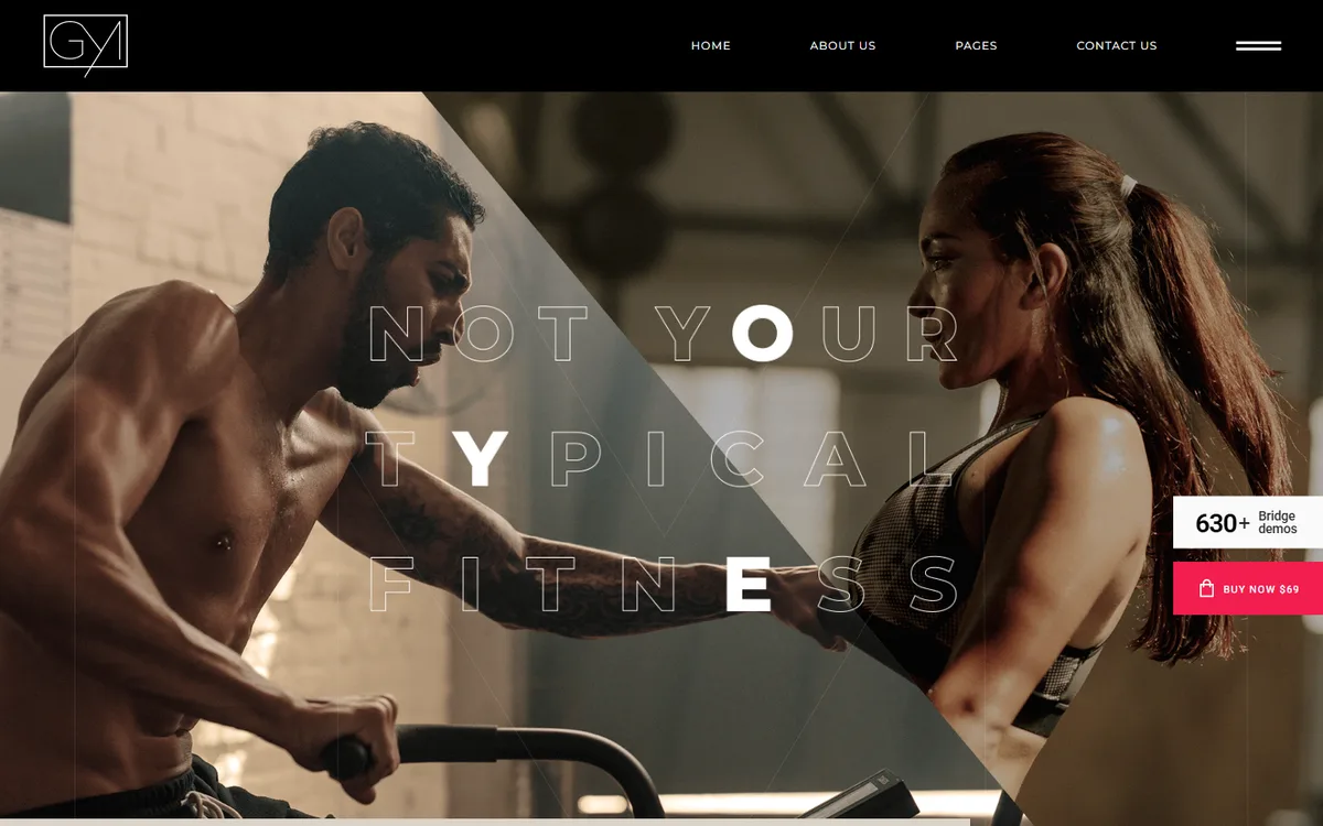 Fitness & Spor Salonu web tasarım demosu