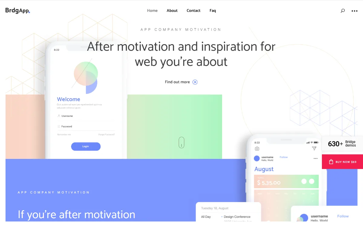 Uygulama Tanıtım elementor web tasarım demosu