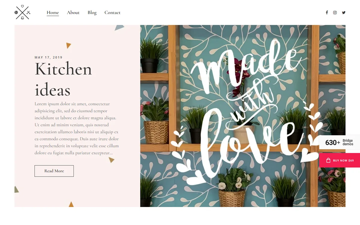 Handcrafted elementor web tasarım demosu