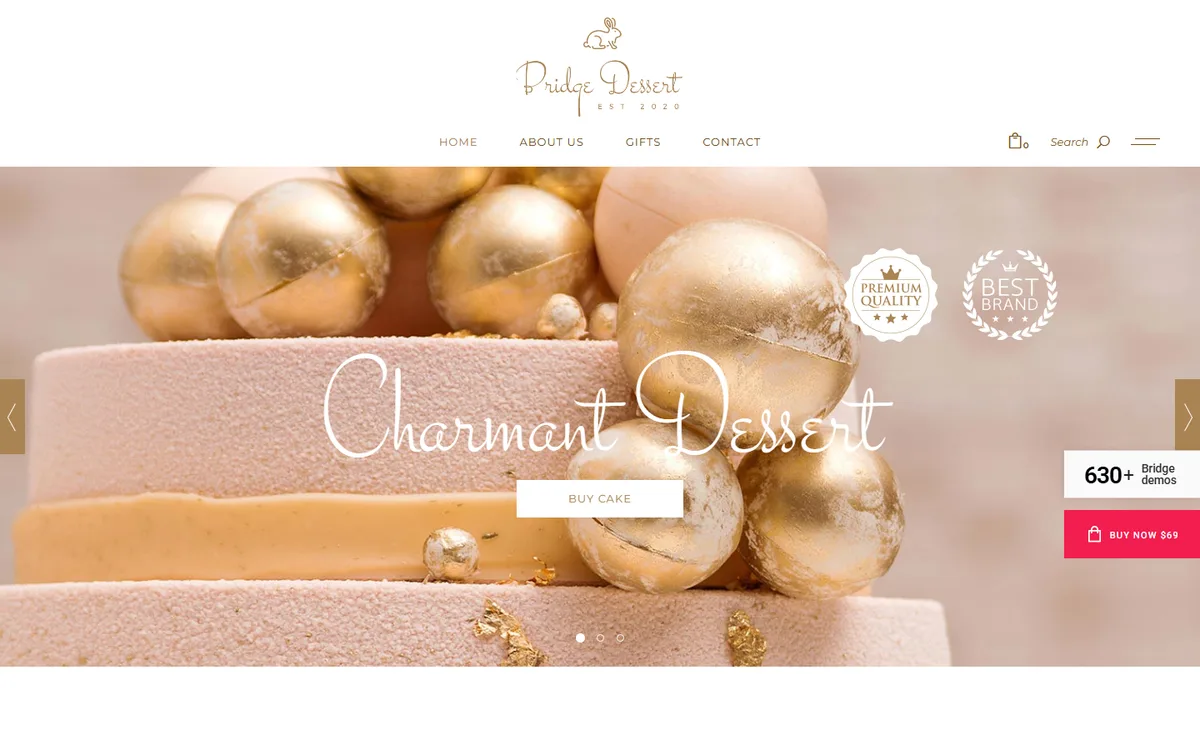 Cake Mağazası elementor web tasarım demosu