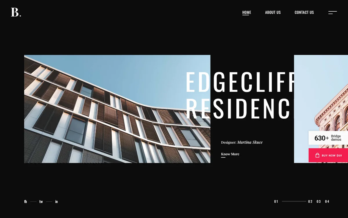Mimarlık Showcase elementor web tasarım demosu