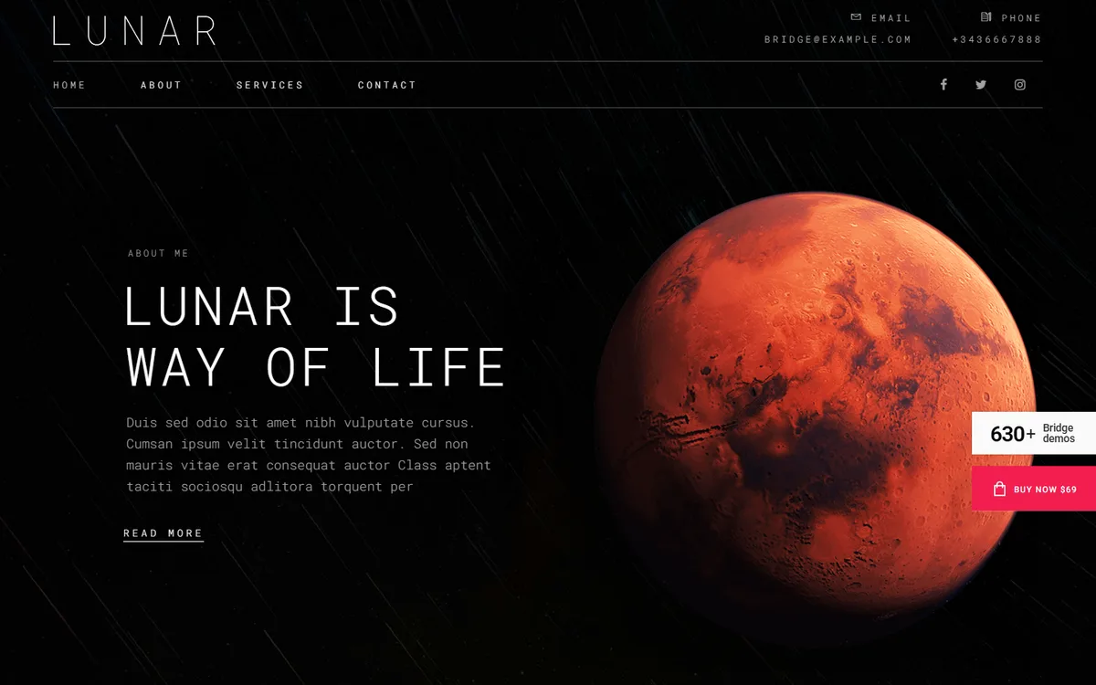 Astrology elementor web tasarım demosu