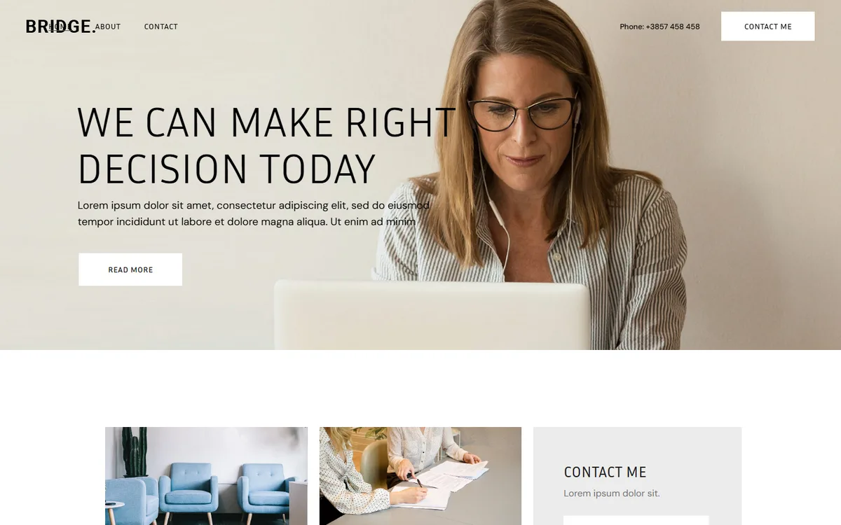 Consultant elementor web tasarım demosu