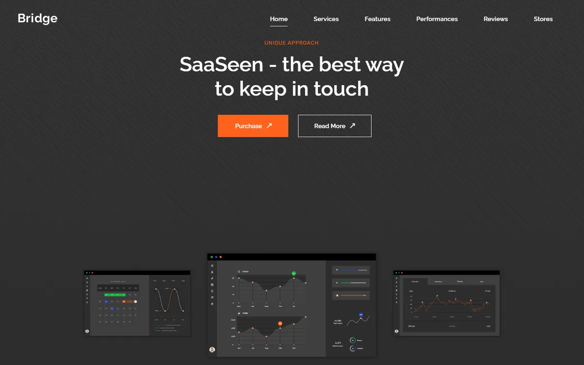 SaaS elementor web tasarım demosu