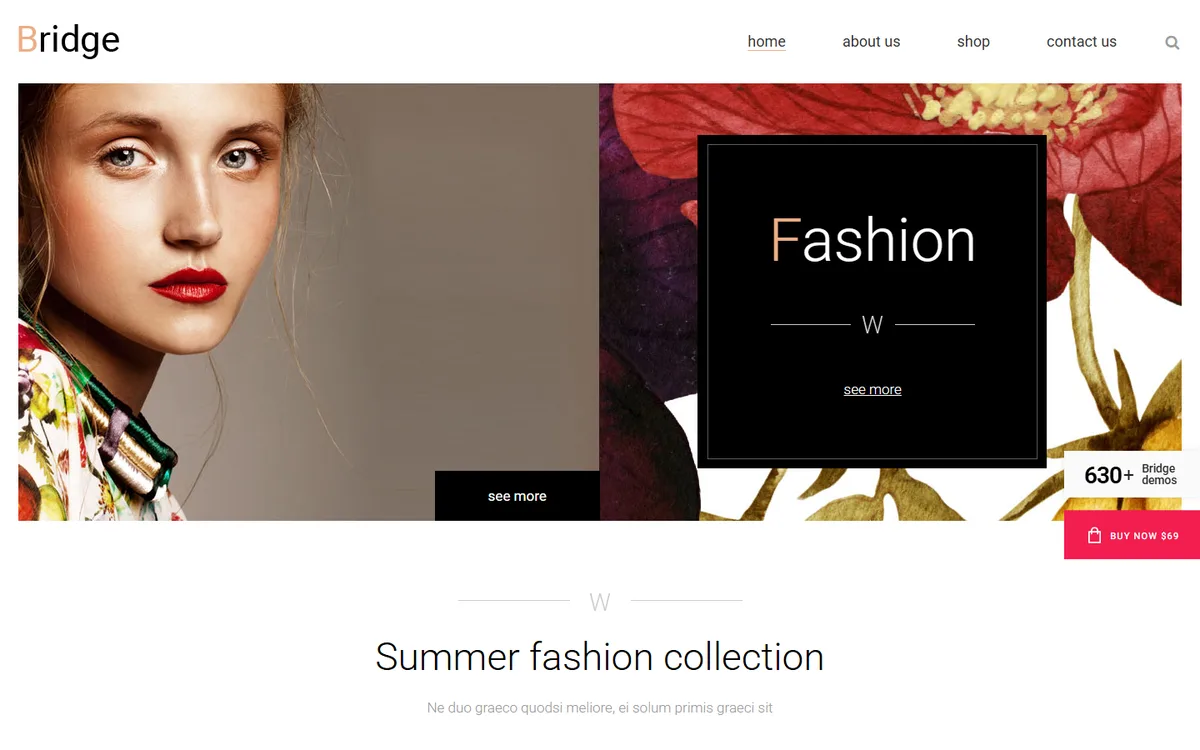 Moda Mağazası wpbakery web tasarım demosu