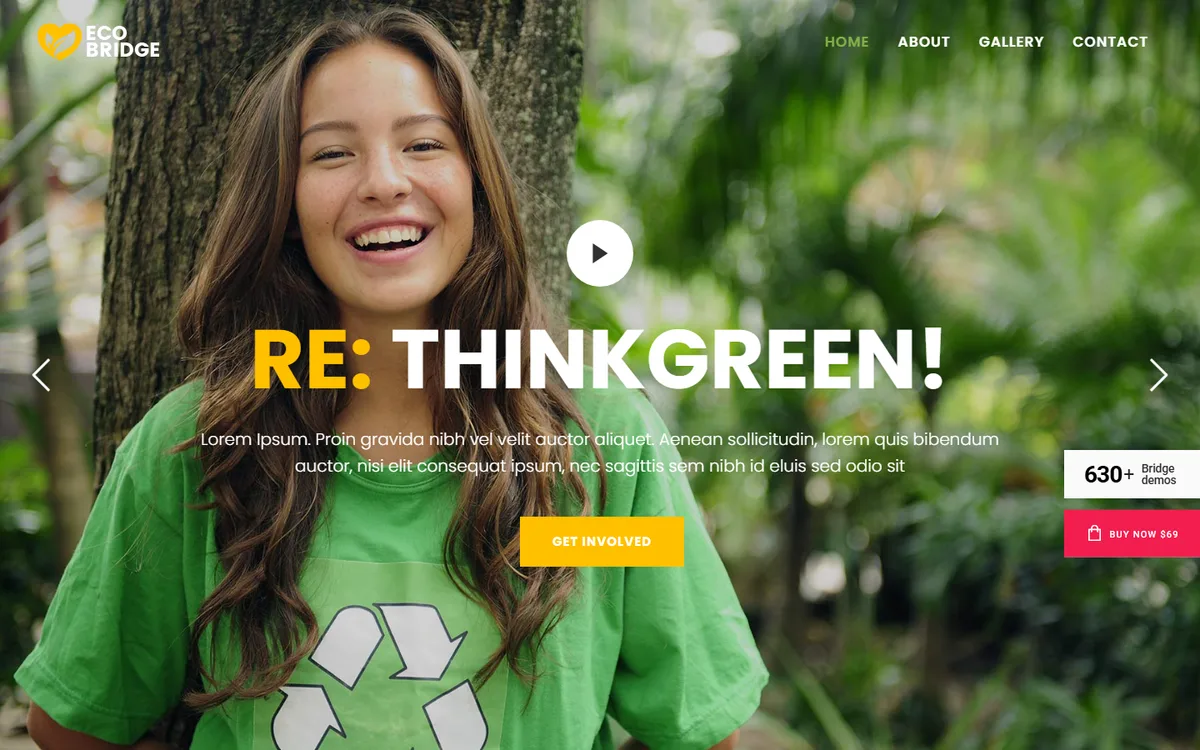 Environment Group wpbakeryelementor web tasarım demosu