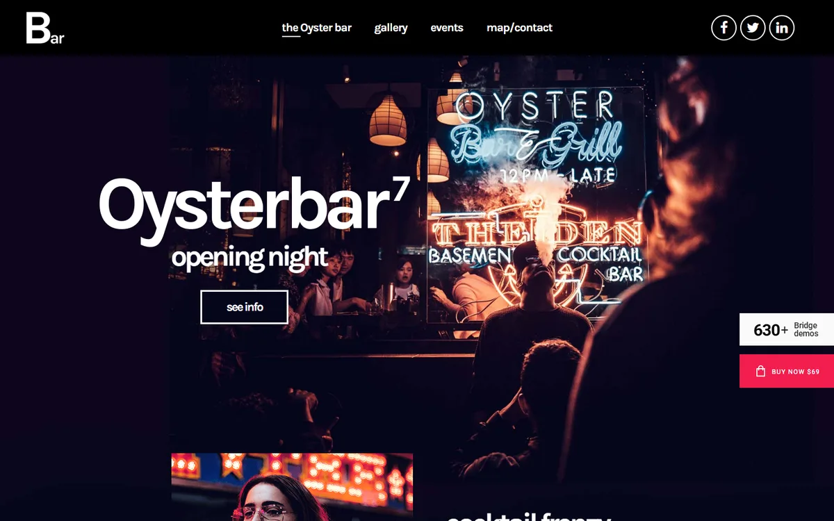 Bar wpbakery web tasarım demosu