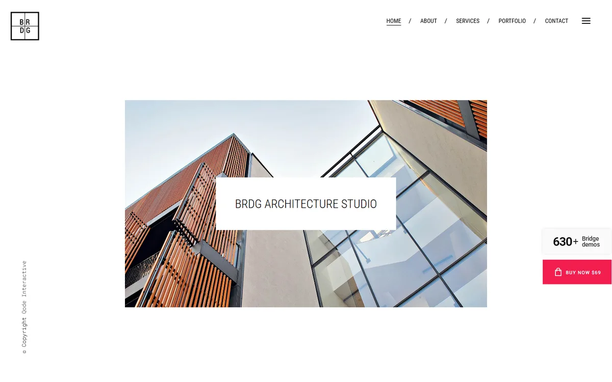 Architectural Firm wpbakeryelementor web tasarım demosu
