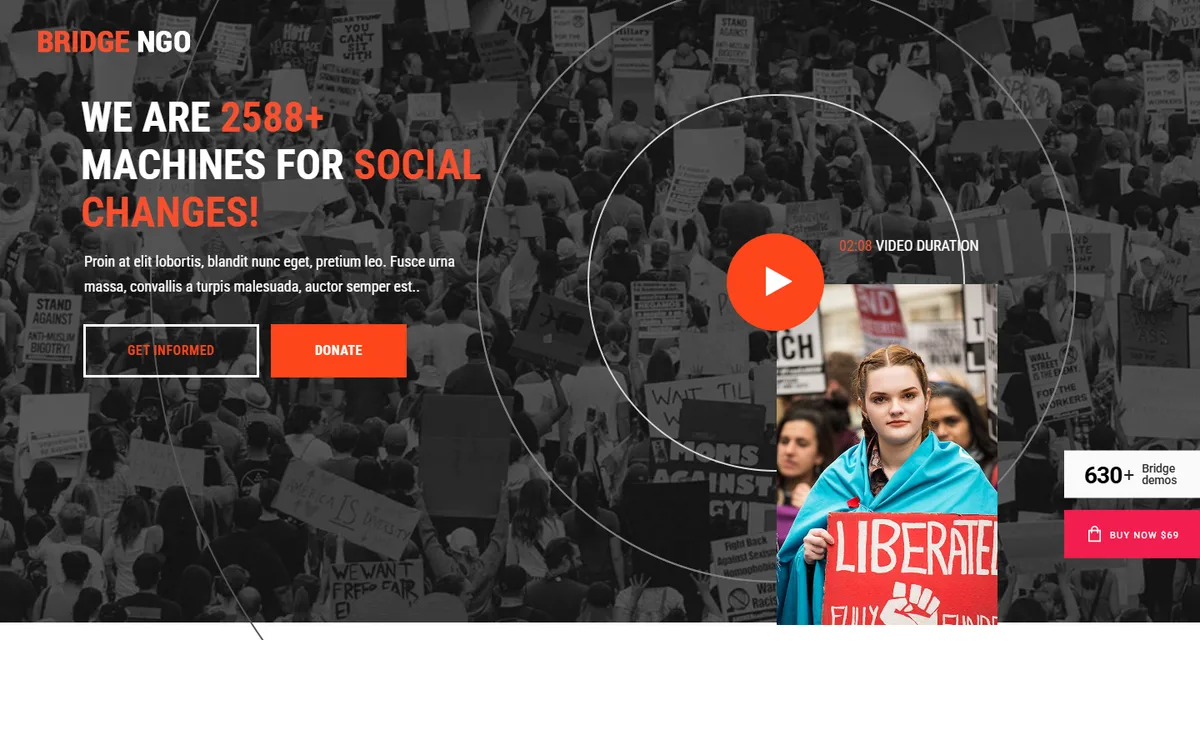 NGO wpbakery web tasarım demosu