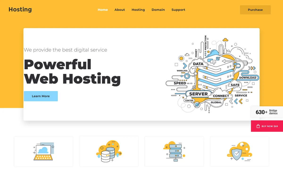 Web Hosting wpbakery web tasarım demosu