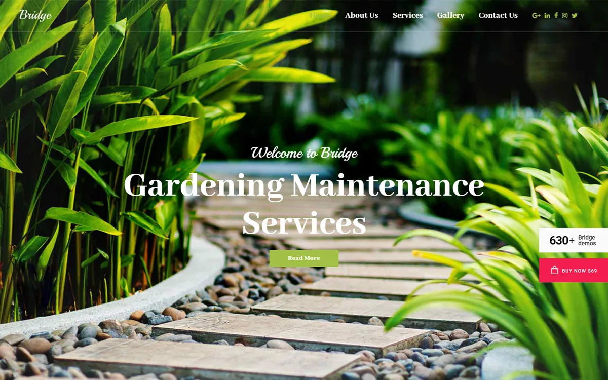 Gardening wpbakeryelementor web tasarım demosu