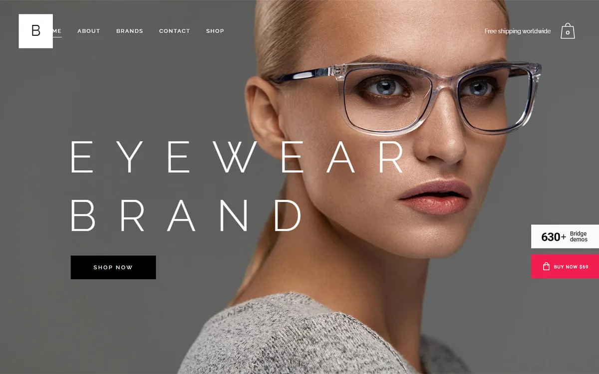 Optician wpbakery web tasarım demosu