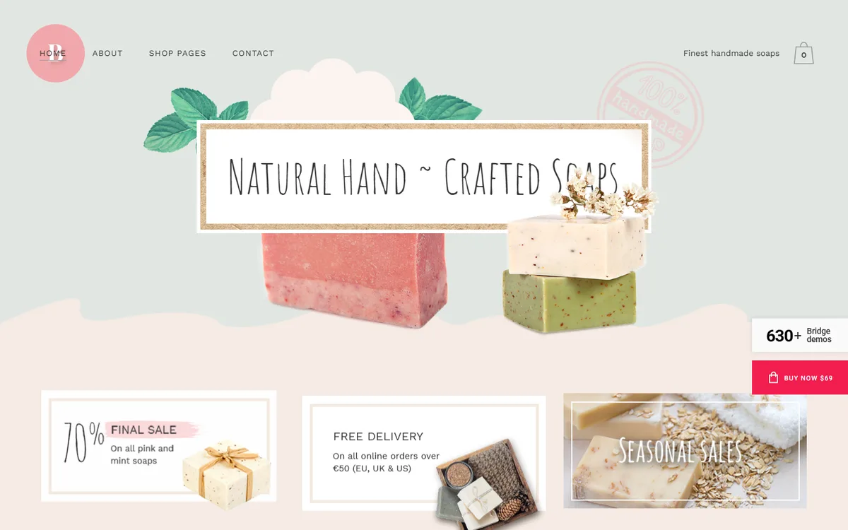 Soap wpbakery web tasarım demosu