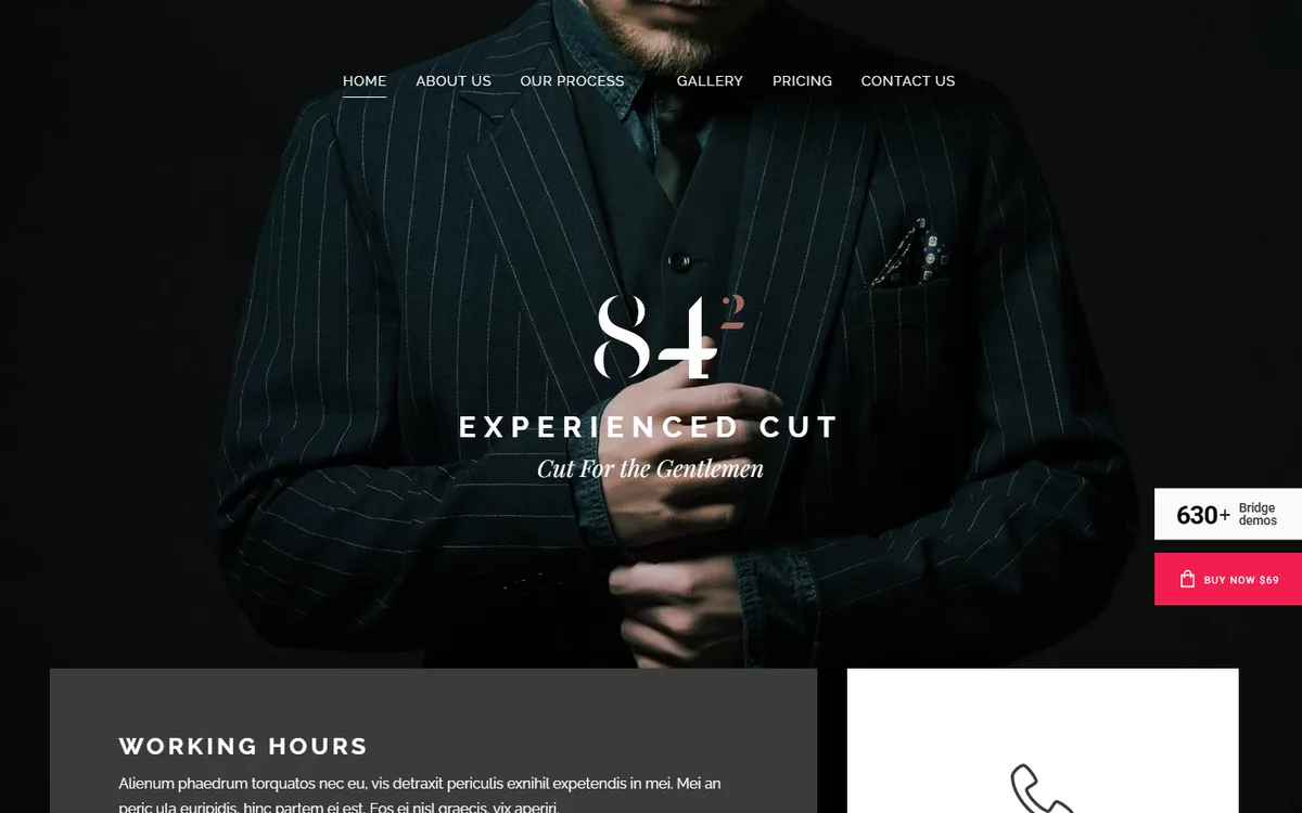Tailor wpbakery web tasarım demosu