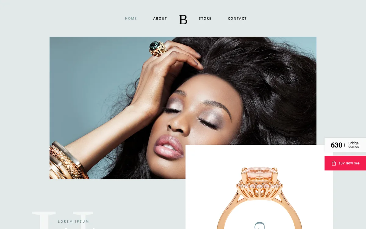 Jewelry wpbakery web tasarım demosu
