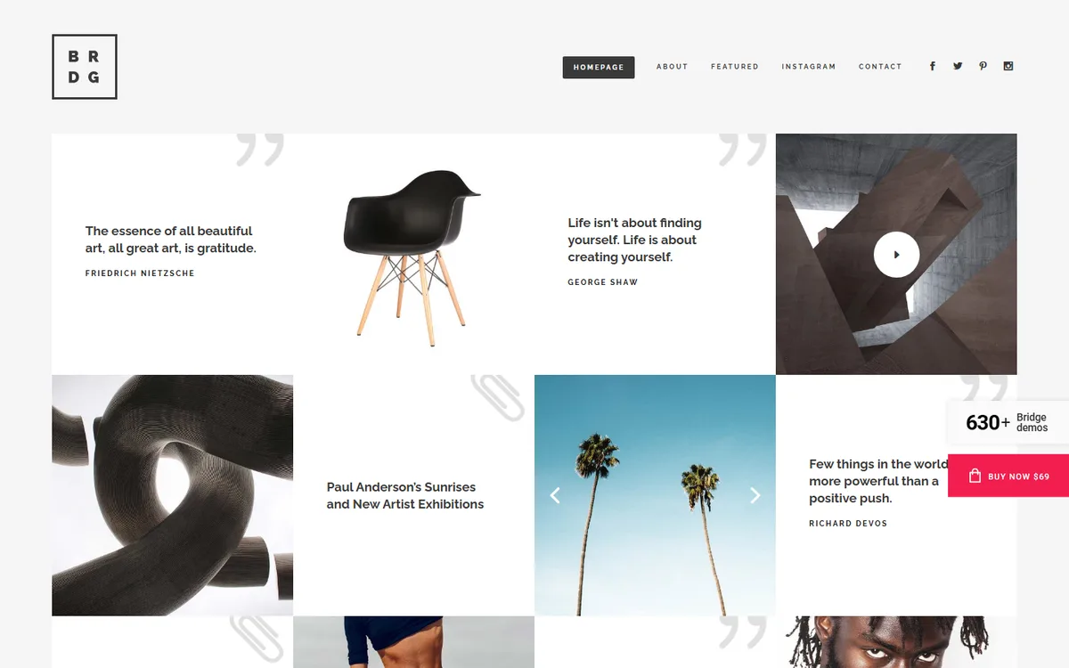 Chequered Blog wpbakery web tasarım demosu
