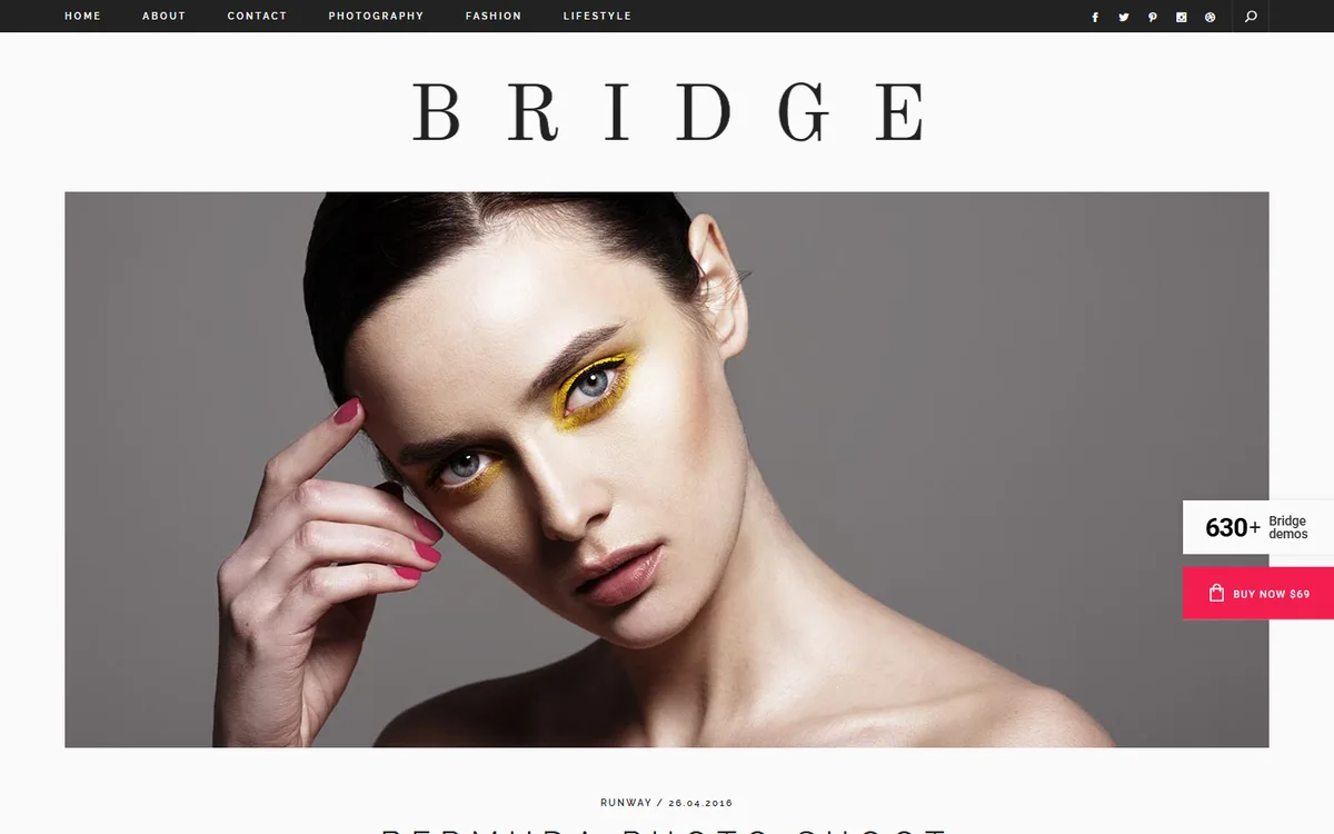 Moda Blog wpbakery web tasarım demosu