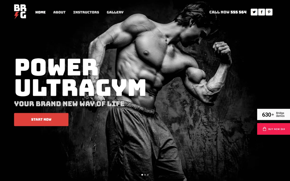 Ultragym wpbakery web tasarım demosu