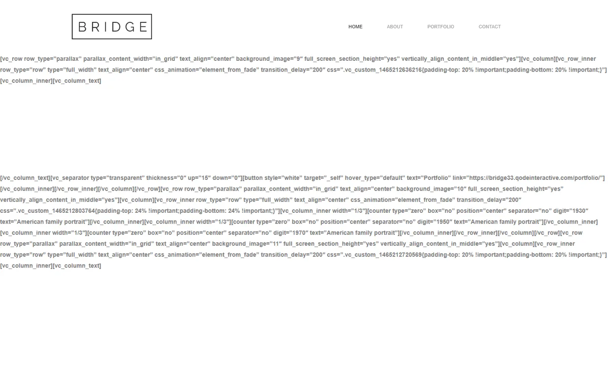 Fotoğraf Parallax wpbakery web tasarım demosu