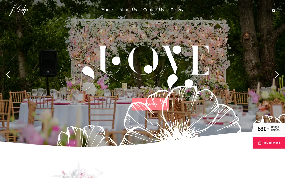 Düğün Planner wpbakery web tasarım demosu