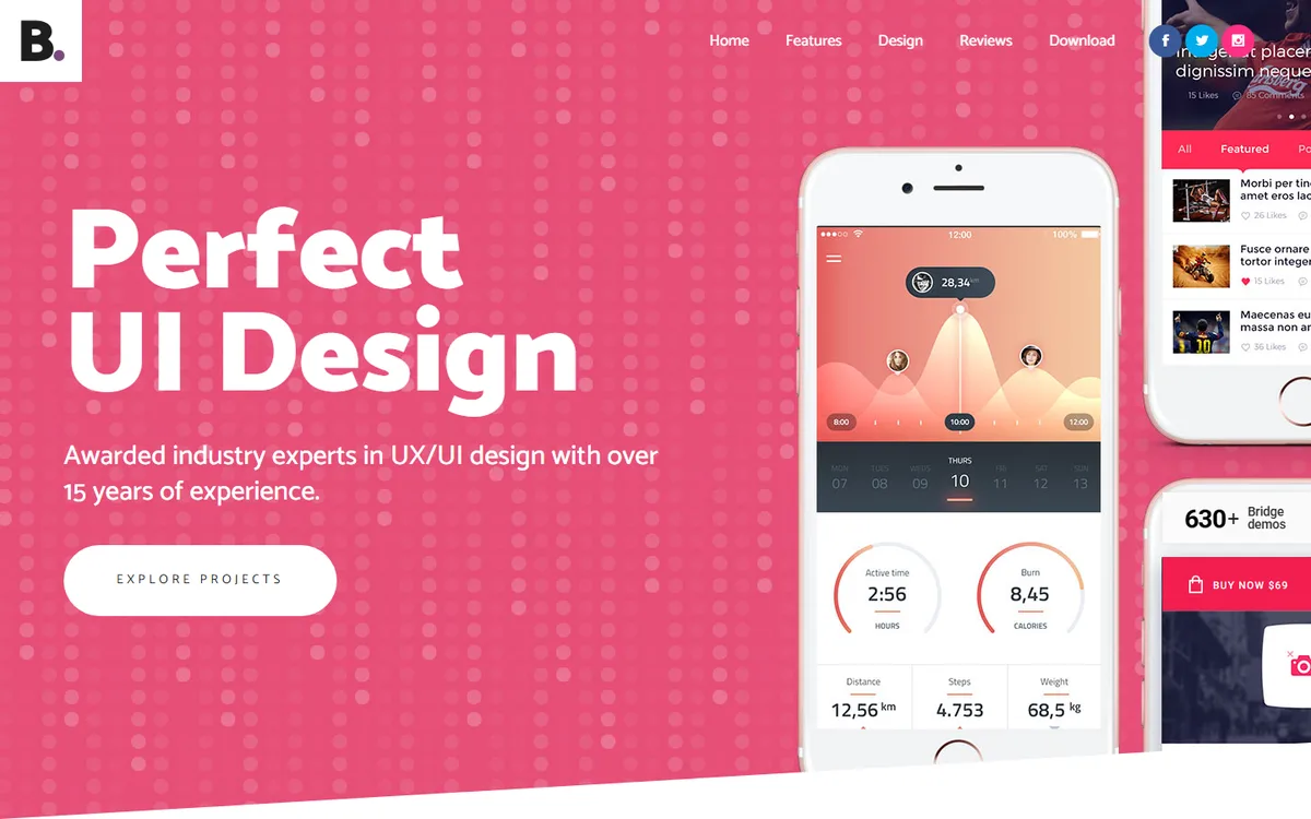 UX / UI Design wpbakery web tasarım demosu