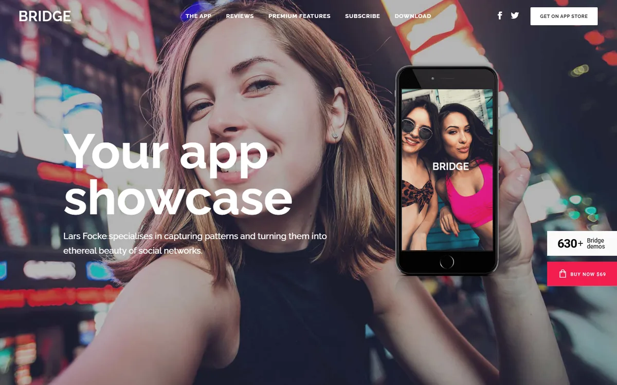 Uygulama Showcase wpbakery web tasarım demosu