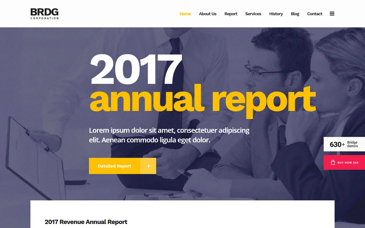 Kurumsal Report wpbakery web tasarım demosu