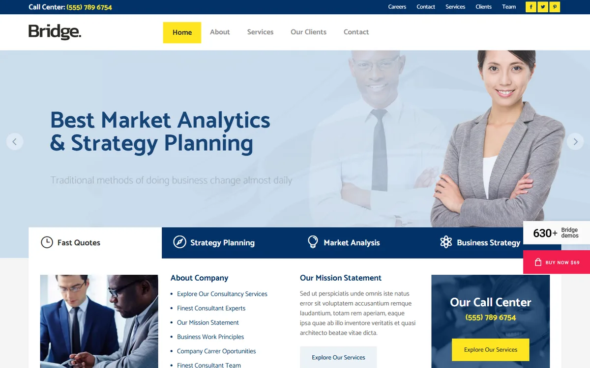 Kurumsal Consultant wpbakeryelementor web tasarım demosu