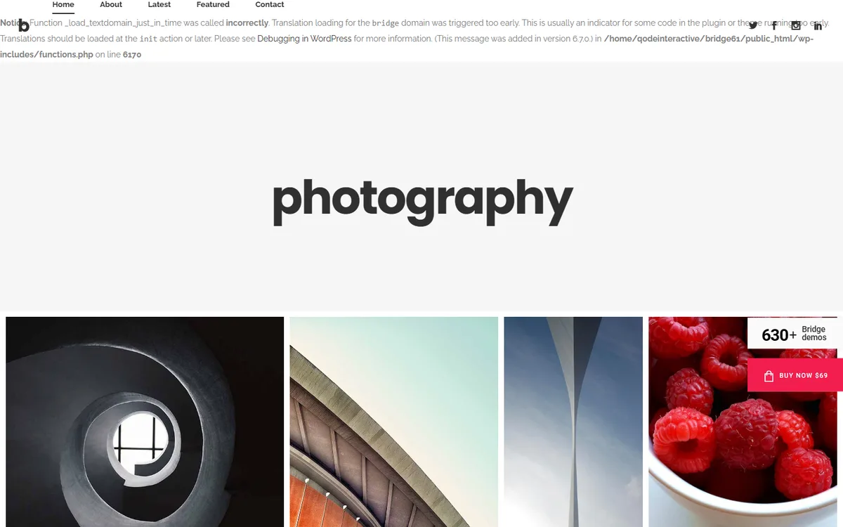 Photo Gallery wpbakery web tasarım demosu