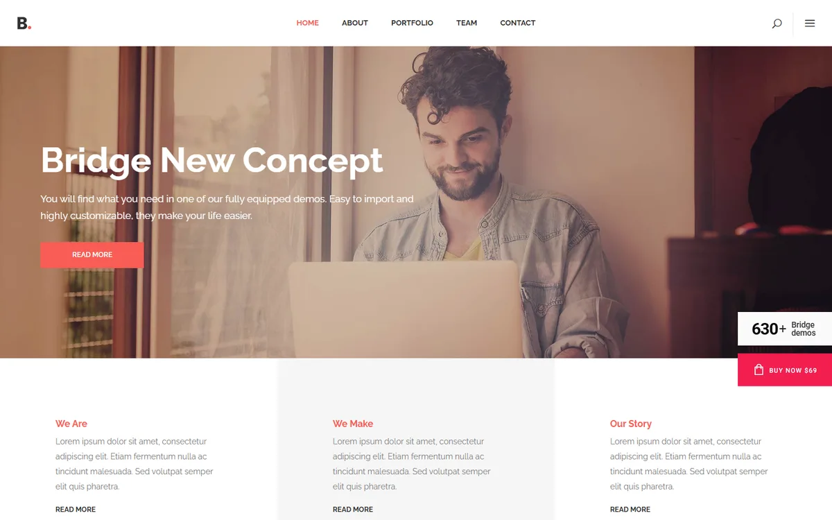 Hipster Ajans wpbakery web tasarım demosu